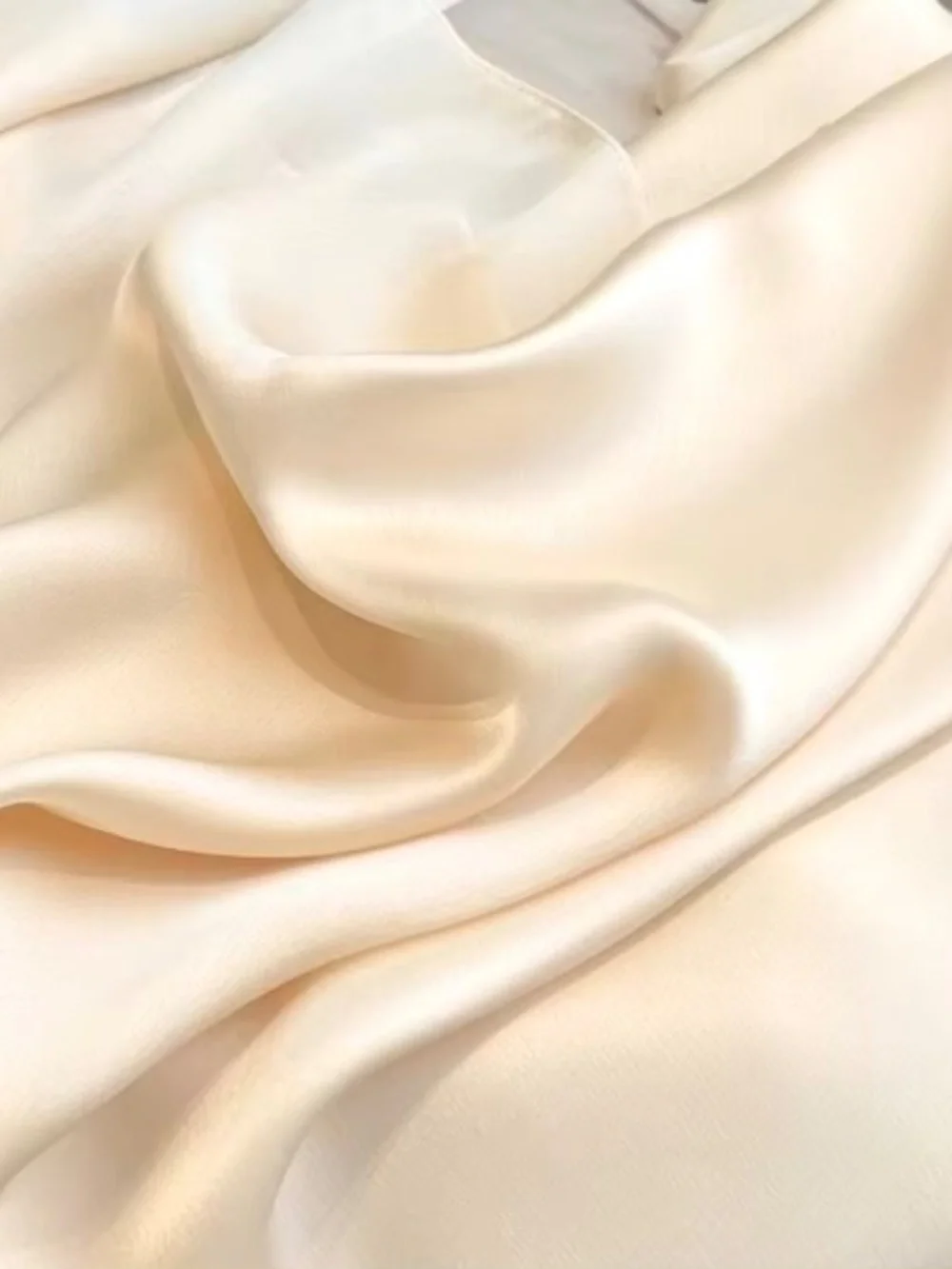 100% SILK SATIN Luxury Ivory Large Shawl Scarf Wrap Bridal Cover up Wedding Gift